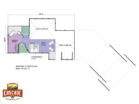 Cascade Handcrafted Log Homes - 3080 Christina Lake - 2nd Floor Plan