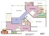 Cascade Handcrafted Log Homes - 3367 Edwards - 2nd Floor Plan