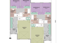 Cascade Handcrafted Log Homes - 3368 Log Duplex - Basement Main Floor Plan