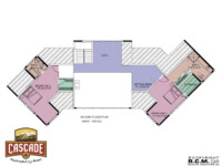 Cascade Handcrafted Log Homes - 3708 Sweet Home - 2nd Floor Plan