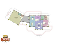 Cascade Handcrafted Log Homes - 4041 Roberts - 1st Floor Plan