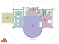 Cascade Handcrafted Log Homes - 4329 Tennessee - 1st Floor Plan