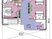Cascade Handcrafted Log Homes - Indian Inlet - 2nd Floor Plan