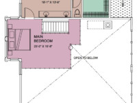 Cascade Handcrafted Log Homes - Malone - 2nd Floor Plan
