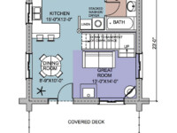 Cascade Handcrafted Log Homes - Salt Spring Island - 1st Floor Plan