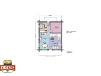 Cascade Handcrafted Log Homes - Slovenia - 1st Floor Plan