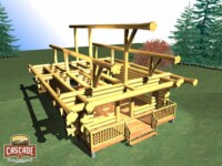 Cascade Handcrafted Log Homes - Slovenia - Timber Framework