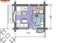 Cascade Handcrafted Log Homes - 470 Bachelor - 1st Floor Plan