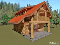 Cascade Handcrafted Log Homes - 833 The Riverside