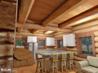 Cascade Handcrafted Log Homes - 833 The Riverside