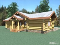 Cascade Handcrafted Log Homes - 876 Rancher