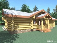 Cascade Handcrafted Log Homes - 876 Rancher