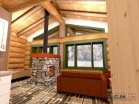 Cascade Handcrafted Log Homes - 702 Tyrol Cabin