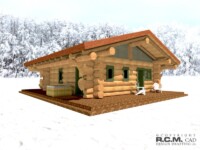 Cascade Handcrafted Log Homes - 702 Tyrol Cabin