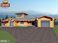 Cascade Handcrafted Log Homes - 1620 Log Nest