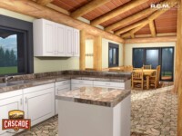 Cascade Handcrafted Log Homes - 1620 Log Nest