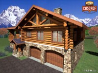 Cascade Handcrafted Log Homes - 1930 Medieval Castle