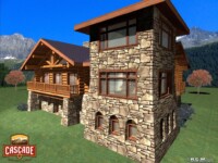 Cascade Handcrafted Log Homes - 1930 Medieval Castle