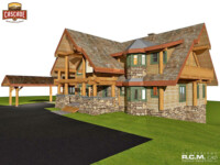 Cascade Handcrafted Log Homes - 2788 Waterdance