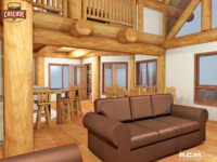 Cascade Handcrafted Log Homes - 2788 Waterdance