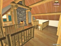 Cascade Handcrafted Log Homes - 7700 Wilderness Retreat