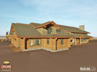 Cascade Handcrafted Log Homes - 8848 Ensenada Lodge