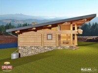 Cascade Handcrafted Log Homes - 1039 Rain Catcher