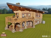 Cascade Handcrafted Log Homes - 1039 Rain Catcher