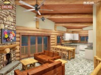Cascade Handcrafted Log Homes - 1039 Rain Catcher