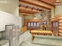 Cascade Handcrafted Log Homes - 1039 Rain Catcher