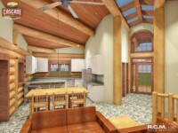 Cascade Handcrafted Log Homes - 1039 Rain Catcher