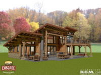 Cascade Handcrafted Log Homes - 1228 Contemporary