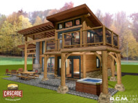 Cascade Handcrafted Log Homes - 1228 Contemporary