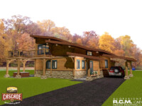 Cascade Handcrafted Log Homes - 1228 Contemporary