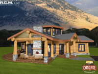 Cascade Handcrafted Log Homes - 1530 Snowflake Tower
