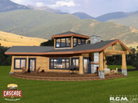Cascade Handcrafted Log Homes - 1530 Snowflake Tower