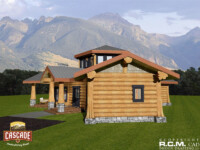 Cascade Handcrafted Log Homes - 1530 Snowflake Tower
