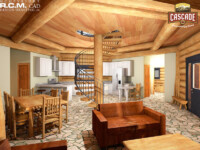 Cascade Handcrafted Log Homes - 1530 Snowflake Tower