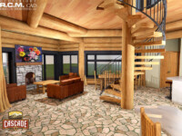 Cascade Handcrafted Log Homes - 1530 Snowflake Tower