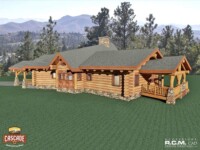 Cascade Handcrafted Log Homes - 1880 Flight