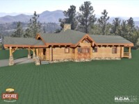 Cascade Handcrafted Log Homes - 1880 Flight