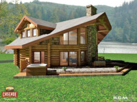 Cascade Handcrafted Log Homes - Hemlock - 2nd Floor Plan