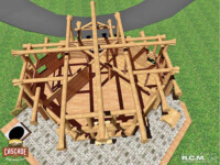 Cascade Handcrafted Log Homes - Hemlock - 2nd Floor Plan