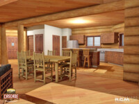 Cascade Handcrafted Log Homes - Hemlock - 2nd Floor Plan