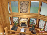 Cascade Handcrafted Log Homes - Hemlock - 2nd Floor Plan