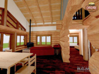 Cascade Log Homes - 2390 The Powell