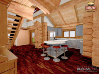 Cascade Log Homes - 2390 The Powell