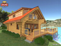 Cascade Handcrafted Log Homes - 978 Vacation Sanctuary