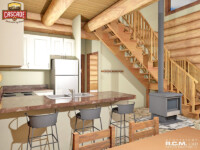 Cascade Handcrafted Log Homes - 978 Vacation Sanctuary