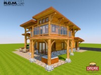 Cascade Handcrafted Log Homes - 1512 Willkomm Contemporary